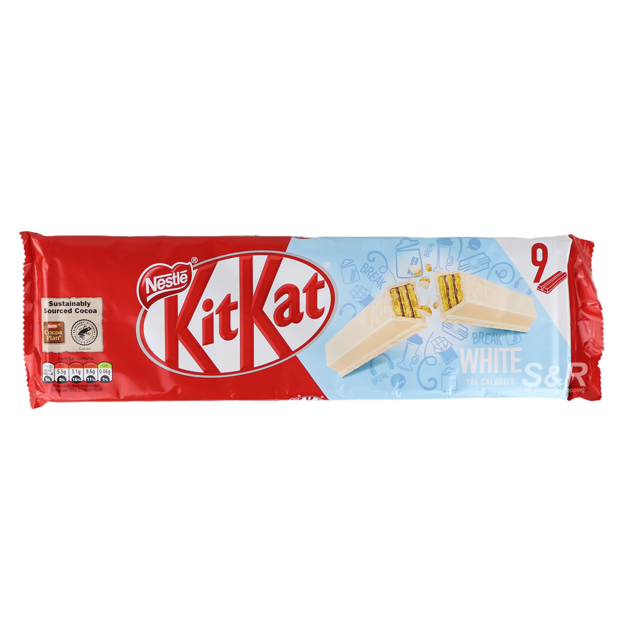KitKat White Chocolate Wafers 186.3g KitKat White Chocolate Wafers 186.3g
